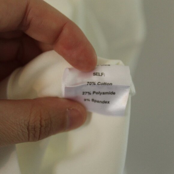 Choosy Puff Sleeve Cozy Blouse White Size XS - Picture 13 of 14